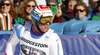 Third placed Beat Feuz of Switzerland reacts in finish of the men downhill race of the Audi FIS Alpine skiing World cup in Garmisch-Partenkirchen, Germany. Men downhill race of the Audi FIS Alpine skiing World cup, was held in Garmisch-Partenkirchen, Germany, on Saturday, 28th of January 2017.
