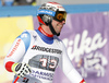 Third placed Beat Feuz of Switzerland reacts in finish of the men downhill race of the Audi FIS Alpine skiing World cup in Garmisch-Partenkirchen, Germany. Men downhill race of the Audi FIS Alpine skiing World cup, was held in Garmisch-Partenkirchen, Germany, on Saturday, 28th of January 2017.
