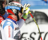 Third placed Beat Feuz of Switzerland reacts in finish of the men downhill race of the Audi FIS Alpine skiing World cup in Garmisch-Partenkirchen, Germany. Men downhill race of the Audi FIS Alpine skiing World cup, was held in Garmisch-Partenkirchen, Germany, on Saturday, 28th of January 2017.
