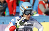 Patrick Kueng of Switzerland reacts in finish of the men downhill race of the Audi FIS Alpine skiing World cup in Garmisch-Partenkirchen, Germany. Men downhill race of the Audi FIS Alpine skiing World cup, was held in Garmisch-Partenkirchen, Germany, on Saturday, 28th of January 2017.
