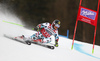 Marcel Hirscher of Austria skiing in the first run of the men giant slalom race of the Audi FIS Alpine skiing World cup in Garmisch-Partenkirchen, Germany. Men giant slalom race of the Audi FIS Alpine skiing World cup, was held in Garmisch-Partenkirchen, Germany, on Sunday, 29th of January 2017.
