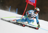 Henrik Kristoffersen of Norway skiing in the first run of the men giant slalom race of the Audi FIS Alpine skiing World cup in Garmisch-Partenkirchen, Germany. Men giant slalom race of the Audi FIS Alpine skiing World cup, was held in Garmisch-Partenkirchen, Germany, on Sunday, 29th of January 2017.
