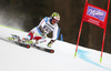 Justin Murisier of Switzerland skiing in the first run of the men giant slalom race of the Audi FIS Alpine skiing World cup in Garmisch-Partenkirchen, Germany. Men giant slalom race of the Audi FIS Alpine skiing World cup, was held in Garmisch-Partenkirchen, Germany, on Sunday, 29th of January 2017.
