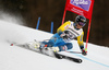 Matts Olsson of Sweden skiing in the first run of the men giant slalom race of the Audi FIS Alpine skiing World cup in Garmisch-Partenkirchen, Germany. Men giant slalom race of the Audi FIS Alpine skiing World cup, was held in Garmisch-Partenkirchen, Germany, on Sunday, 29th of January 2017.
