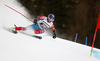 Tommy Ford of USA skiing in the first run of the men giant slalom race of the Audi FIS Alpine skiing World cup in Garmisch-Partenkirchen, Germany. Men giant slalom race of the Audi FIS Alpine skiing World cup, was held in Garmisch-Partenkirchen, Germany, on Sunday, 29th of January 2017.
