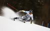 Eemeli Pirinen of Finland skiing in the first run of the men giant slalom race of the Audi FIS Alpine skiing World cup in Garmisch-Partenkirchen, Germany. Men giant slalom race of the Audi FIS Alpine skiing World cup, was held in Garmisch-Partenkirchen, Germany, on Sunday, 29th of January 2017.
