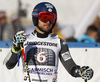 Mathieu Faivre of France reacts in finish of the second run of the men giant slalom race of the Audi FIS Alpine skiing World cup in Garmisch-Partenkirchen, Germany. Men giant slalom race of the Audi FIS Alpine skiing World cup, was held in Garmisch-Partenkirchen, Germany, on Sunday, 29th of January 2017.
