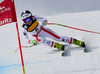 Winner Nicole Schmidhofer of Austria in action during women SuperG of FIS Ski Alpine World Cup. St. Moritz, Switzerland on 2017/02/07.
