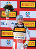 World Champion Nicole Schmidhofer of Austria during the Flowers ceremony for the women SuperG of FIS Ski Alpine World Cup. St. Moritz, Switzerland on 2017/02/07
