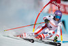 Michaela Kirchgasser (AUT) // Michaela Kirchgasser of Austria in action during her 1st run of women Giant Slalom of FIS ski alpine world cup at the St. Moritz, Switzerland on 2017/02/16.
