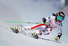 Stephanie Brunner (AUT) // Stephanie Brunner of Austria in action during her 1st run of women Giant Slalom of FIS ski alpine world cup at the St. Moritz, Switzerland on 2017/02/16.
