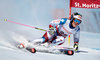 Melanie Meillard of Switzerland in action during her 1st run of women Giant Slalom of the FIS Ski World Championships 2017. St. Moritz, Switzerland on 2017/02/16.
