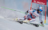 Camille Rast of Switzerland in action during her 1st run of women Giant Slalom of the FIS Ski World Championships 2017. St. Moritz, Switzerland on 2017/02/16.
