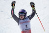 Giant Slalom world Champion and Gold medalist Tessa Worley of France reacts after her 2nd run of women Giant Slalom of the FIS Ski World Championships 2017. St. Moritz, Switzerland on 2017/02/16.
