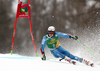 Henrik Kristoffersen of Norway skiing in the first run of the men giant slalom race of the Audi FIS Alpine skiing World cup in Kranjska Gora, Slovenia. Men giant slalom race of the Audi FIS Alpine skiing World cup, was held in Kranjska Gora, Slovenia, on Saturday, 4th of March 2017.
