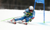 Henrik Kristoffersen of Norway skiing in the first run of the men giant slalom race of the Audi FIS Alpine skiing World cup in Kranjska Gora, Slovenia. Men giant slalom race of the Audi FIS Alpine skiing World cup, was held in Kranjska Gora, Slovenia, on Saturday, 4th of March 2017.
