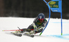 Mathieu Faivre of France skiing in the first run of the men giant slalom race of the Audi FIS Alpine skiing World cup in Kranjska Gora, Slovenia. Men giant slalom race of the Audi FIS Alpine skiing World cup, was held in Kranjska Gora, Slovenia, on Saturday, 4th of March 2017.
