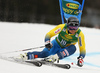 Matts Olsson of Sweden skiing in the first run of the men giant slalom race of the Audi FIS Alpine skiing World cup in Kranjska Gora, Slovenia. Men giant slalom race of the Audi FIS Alpine skiing World cup, was held in Kranjska Gora, Slovenia, on Saturday, 4th of March 2017.
