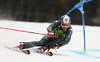 Florian Eisath of Italy skiing in the first run of the men giant slalom race of the Audi FIS Alpine skiing World cup in Kranjska Gora, Slovenia. Men giant slalom race of the Audi FIS Alpine skiing World cup, was held in Kranjska Gora, Slovenia, on Saturday, 4th of March 2017.
