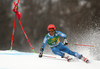 Leif Kristian Haugen of Norway skiing in the first run of the men giant slalom race of the Audi FIS Alpine skiing World cup in Kranjska Gora, Slovenia. Men giant slalom race of the Audi FIS Alpine skiing World cup, was held in Kranjska Gora, Slovenia, on Saturday, 4th of March 2017.
