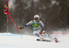 Stefan Luitz of Germany skiing in the first run of the men giant slalom race of the Audi FIS Alpine skiing World cup in Kranjska Gora, Slovenia. Men giant slalom race of the Audi FIS Alpine skiing World cup, was held in Kranjska Gora, Slovenia, on Saturday, 4th of March 2017.
