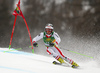Roland Leitinger of Austria skiing in the first run of the men giant slalom race of the Audi FIS Alpine skiing World cup in Kranjska Gora, Slovenia. Men giant slalom race of the Audi FIS Alpine skiing World cup, was held in Kranjska Gora, Slovenia, on Saturday, 4th of March 2017.
