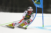 Roland Leitinger of Austria skiing in the first run of the men giant slalom race of the Audi FIS Alpine skiing World cup in Kranjska Gora, Slovenia. Men giant slalom race of the Audi FIS Alpine skiing World cup, was held in Kranjska Gora, Slovenia, on Saturday, 4th of March 2017.
