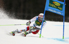 Justin Murisier of Switzerland skiing in the first run of the men giant slalom race of the Audi FIS Alpine skiing World cup in Kranjska Gora, Slovenia. Men giant slalom race of the Audi FIS Alpine skiing World cup, was held in Kranjska Gora, Slovenia, on Saturday, 4th of March 2017.
