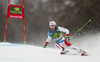 Carlo Janka of Switzerland skiing in the first run of the men giant slalom race of the Audi FIS Alpine skiing World cup in Kranjska Gora, Slovenia. Men giant slalom race of the Audi FIS Alpine skiing World cup, was held in Kranjska Gora, Slovenia, on Saturday, 4th of March 2017.
