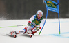 Carlo Janka of Switzerland skiing in the first run of the men giant slalom race of the Audi FIS Alpine skiing World cup in Kranjska Gora, Slovenia. Men giant slalom race of the Audi FIS Alpine skiing World cup, was held in Kranjska Gora, Slovenia, on Saturday, 4th of March 2017.
