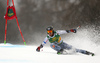 Samu Torsti of Finland skiing in the first run of the men giant slalom race of the Audi FIS Alpine skiing World cup in Kranjska Gora, Slovenia. Men giant slalom race of the Audi FIS Alpine skiing World cup, was held in Kranjska Gora, Slovenia, on Saturday, 4th of March 2017.
