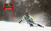 Eemeli Pirinen of Finland skiing in the first run of the men giant slalom race of the Audi FIS Alpine skiing World cup in Kranjska Gora, Slovenia. Men giant slalom race of the Audi FIS Alpine skiing World cup, was held in Kranjska Gora, Slovenia, on Saturday, 4th of March 2017.
