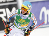 Felix Neureuther of Germany reacts in finish of the second run of the men giant slalom race of the Audi FIS Alpine skiing World cup in Kranjska Gora, Slovenia. Men giant slalom race of the Audi FIS Alpine skiing World cup, was held in Kranjska Gora, Slovenia, on Saturday, 4th of March 2017.
