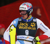 Daniel Yule of Switzerland skiing in the first run of the men slalom race of the Audi FIS Alpine skiing World cup in Kranjska Gora, Slovenia. Men slalom race of the Audi FIS Alpine skiing World cup, was held in Kranjska Gora, Slovenia, on Sunday, 5th of March 2017.
