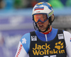 Ramon Zenhaeusern of Switzerland reacts in finish of the second run of the men slalom race of the Audi FIS Alpine skiing World cup in Kranjska Gora, Slovenia. Men slalom race of the Audi FIS Alpine skiing World cup, was held in Kranjska Gora, Slovenia, on Sunday, 5th of March 2017.
