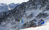 Manuela Moelgg of Italy skiing in the first run of the women giant slalom opening race of the Audi FIS Alpine skiing World cup in Soelden, Austria. Opening women giant slalom race of the Audi FIS Alpine skiing World cup, was held on Rettenbach glacier above Soelden, Austria, on Saturday, 28th of October 2017.
