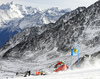 Ragnhild Mowinckel of Norway skiing in the first run of the women giant slalom opening race of the Audi FIS Alpine skiing World cup in Soelden, Austria. Opening women giant slalom race of the Audi FIS Alpine skiing World cup, was held on Rettenbach glacier above Soelden, Austria, on Saturday, 28th of October 2017.
