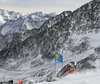 Kristin Lysdahl of Norway skiing in the first run of the women giant slalom opening race of the Audi FIS Alpine skiing World cup in Soelden, Austria. Opening women giant slalom race of the Audi FIS Alpine skiing World cup, was held on Rettenbach glacier above Soelden, Austria, on Saturday, 28th of October 2017.
