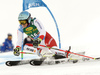 Wendy Holdener of Switzerland skiing in the first run of the women giant slalom opening race of the Audi FIS Alpine skiing World cup in Soelden, Austria. Opening women giant slalom race of the Audi FIS Alpine skiing World cup, was held on Rettenbach glacier above Soelden, Austria, on Saturday, 28th of October 2017.
