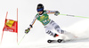 Jessica Hilzinger of Germany skiing in the first run of the women giant slalom opening race of the Audi FIS Alpine skiing World cup in Soelden, Austria. Opening women giant slalom race of the Audi FIS Alpine skiing World cup, was held on Rettenbach glacier above Soelden, Austria, on Saturday, 28th of October 2017.
