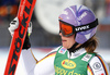 Winner Viktoria Rebensburg of Germany reacts in finish of the second run of the women giant slalom opening race of the Audi FIS Alpine skiing World cup in Soelden, Austria. Opening women giant slalom race of the Audi FIS Alpine skiing World cup, was held on Rettenbach glacier above Soelden, Austria, on Saturday, 28th of October 2017.
