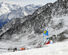 Wendy Holdener of Switzerland skiing in the first run of the women giant slalom opening race of the Audi FIS Alpine skiing World cup in Soelden, Austria. Opening women giant slalom race of the Audi FIS Alpine skiing World cup, was held on Rettenbach glacier above Soelden, Austria, on Saturday, 28th of October 2017.
