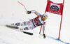 Josef Ferstl of Germany skiing in the men super-g race of the Audi FIS Alpine skiing World cup in Val Gardena, Italy. Men super-g race of the Audi FIS Alpine skiing World cup, was held on Saslong course in Val Gardena Groeden, Italy, on Friday, 15th of December 2017.
