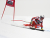 Aleksander Aamodt Kilde of Norway skiing in the men super-g race of the Audi FIS Alpine skiing World cup in Val Gardena, Italy. Men super-g race of the Audi FIS Alpine skiing World cup, was held on Saslong course in Val Gardena Groeden, Italy, on Friday, 15th of December 2017.
