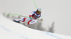 Ralph Weber of Switzerland skiing in the men super-g race of the Audi FIS Alpine skiing World cup in Val Gardena, Italy. Men super-g race of the Audi FIS Alpine skiing World cup, was held on Saslong course in Val Gardena Groeden, Italy, on Friday, 15th of December 2017.
