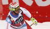 Beat Feuz of Switzerland reacts in the finish of the men super-g race of the Audi FIS Alpine skiing World cup in Val Gardena, Italy. Men super-g race of the Audi FIS Alpine skiing World cup, was held on Saslong course in Val Gardena Groeden, Italy, on Friday, 15th of December 2017.
