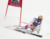 Beat Feuz of Switzerland skiing in the men super-g race of the Audi FIS Alpine skiing World cup in Val Gardena, Italy. Men super-g race of the Audi FIS Alpine skiing World cup, was held on Saslong course in Val Gardena Groeden, Italy, on Friday, 15th of December 2017.
