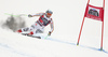 Andreas Sander of Germany skiing in the men super-g race of the Audi FIS Alpine skiing World cup in Val Gardena, Italy. Men super-g race of the Audi FIS Alpine skiing World cup, was held on Saslong course in Val Gardena Groeden, Italy, on Friday, 15th of December 2017.
