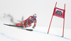 Kjetil Jansrud of Norway skiing in the men super-g race of the Audi FIS Alpine skiing World cup in Val Gardena, Italy. Men super-g race of the Audi FIS Alpine skiing World cup, was held on Saslong course in Val Gardena Groeden, Italy, on Friday, 15th of December 2017.
