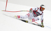 Romed Baumann of Austria skiing in the men super-g race of the Audi FIS Alpine skiing World cup in Val Gardena, Italy. Men super-g race of the Audi FIS Alpine skiing World cup, was held on Saslong course in Val Gardena Groeden, Italy, on Friday, 15th of December 2017.
